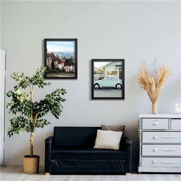 New 16x20 Poster Frame in Black with Polished Plexiglass Set of 5 Horizontal - Picture 7 of 7